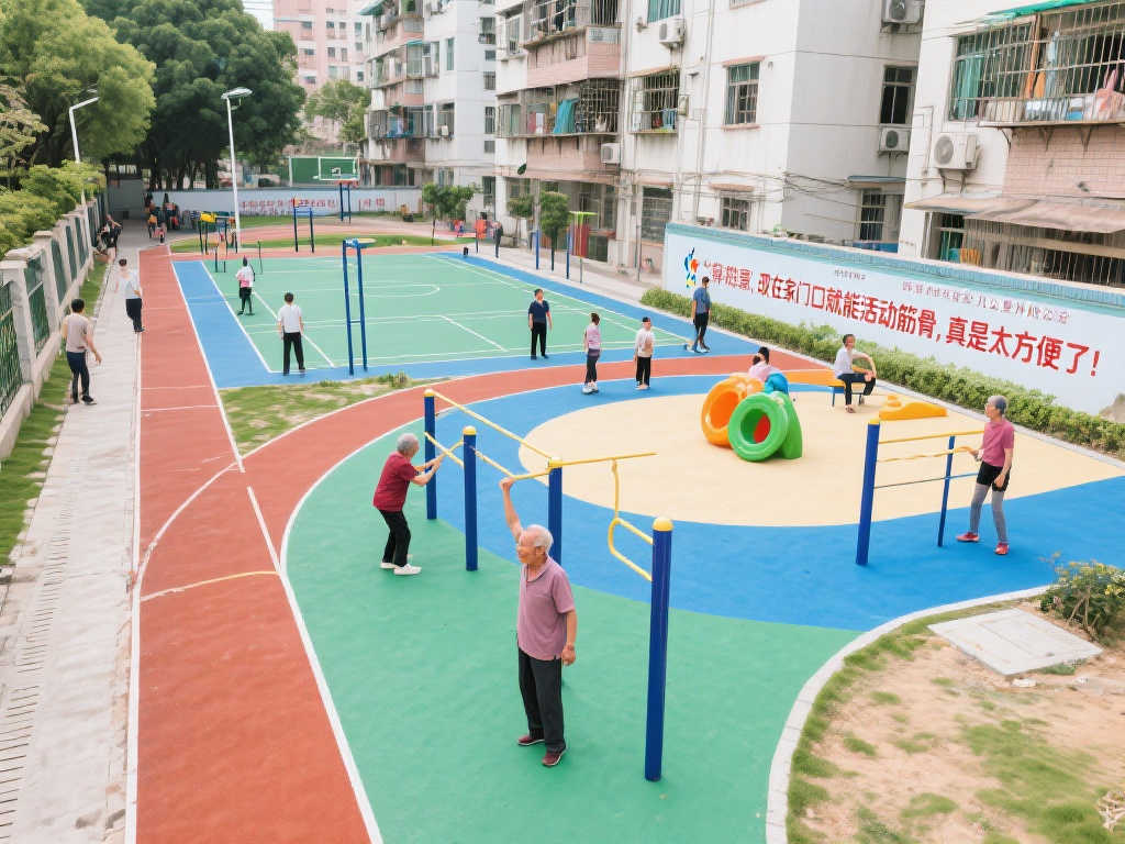 体彩助力社区体育设施升级改造工程